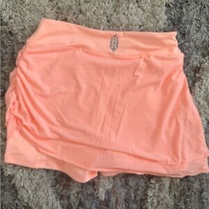 Free People Peach Mini Skirt size S NWOT